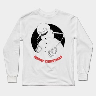 Merry Christmas Evil Snowman Long Sleeve T-Shirt